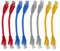 brileze Lot de 8 câbles de raccordement Ethernet Cat6 courts de 15 cm - 1000 Mbit/s - Câbles de raccordement pour réseau Internet LAN haut débit avec connecteurs RJ45 pour routeur, modem, serveur,
