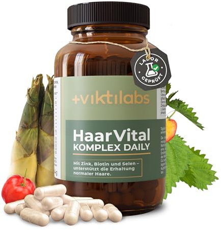 HaarVital Komplex Daily - mit Biotin, Zink & Selen - ganzheitliche Formel