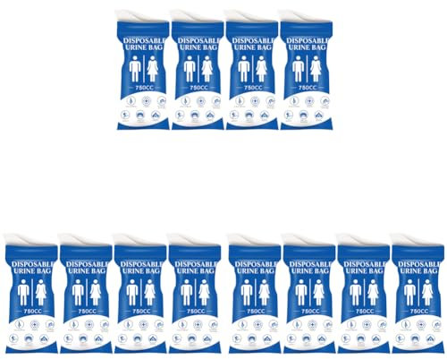 ARVALOLET Einweg-Urinbeutel 4er Set, Notfall, Auslaufsicher, Ideal for Unterwegs, Schwangere & Kinder