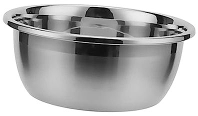 GALPADA Ciotola Per Mescolare in Acciaio Inossidabile Contenitore Per Alimenti Pentola Per Zuppa Impilabile Resistente e Per Cucina e Frigorifero