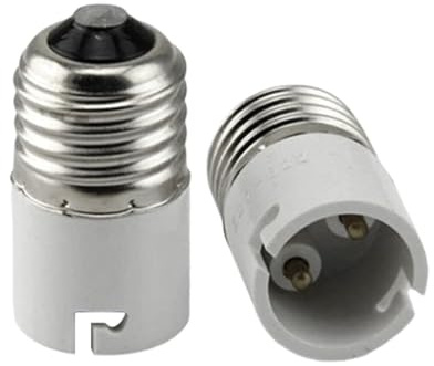 3st B22 till E27/E27 till B22 LED -glödlampa -omvandlare - Lampadapteruttag, Light Base BACLB BASE Adapter Converter för glödlampor, CFL, LED