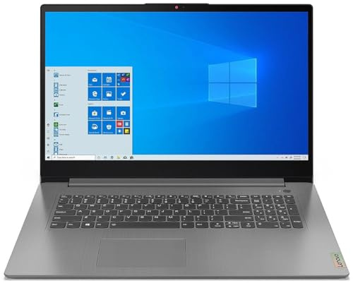Lenovo i7 17,3 Pouces IPS Full HD - Ordinateur Portable, Intel Core i7 1255U, 10 cœurs, 4,70 GHz, 24 Go DDR4, SSD 1000 Go, Intel Iris XE, Webcam, USB‑C/3.0, WLAN, Windows 11 Pro, MS Office - #8205