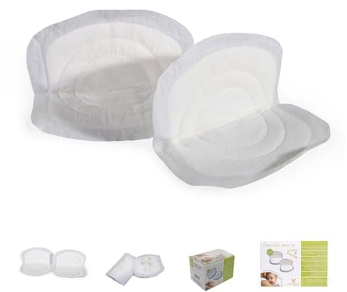 Cangaroo Coussinets d'allaitement 60 + 6 coussinets jetables set diamètre 130 mm
