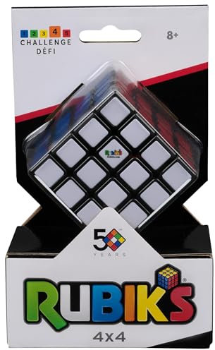 Rubik’s 4x4 Master Zauberwürfel - der ultimative 4x4 Cube für Logik Profis ab 8 Jahren und für unterwegs, hohe Qualität, leichtgängiges Handling, leuchtende Farben