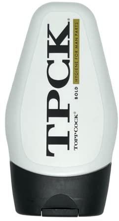 TPCK ToppCock BOLD Leave-On Hygiene Gel for Man Parts, 90ml Odor Neutralizer, Male Care Moisturizing Body Hygiene, Post-Shaving Relief