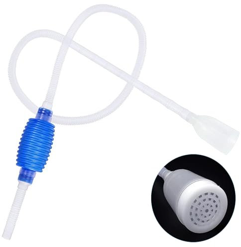 Aquarium Siphon-Kiesreiniger, Handsiphonpumpe für Aquarien - Keine Notwendigkeit, Fische oder Pflanzen zu entfernen, perfekt für den regelmäßigen Wasserwechsel