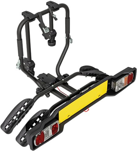 Peruzzo Siena 2 bici 668 - Portabici universale da gancio traino per auto posteriore, ideale per ebike