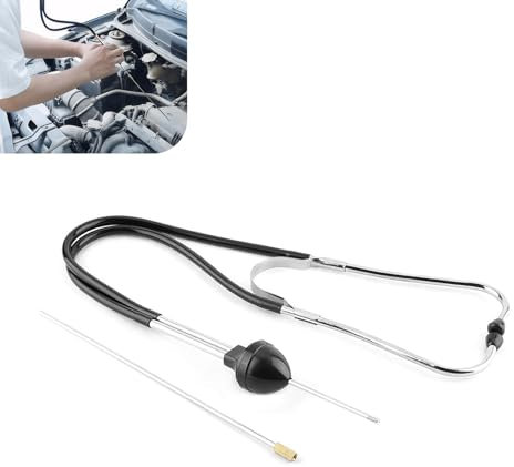 pinflaw 1 estetoscopio de motor de automóvil, dispositivo de diagnóstico de ruido anormal del vehículo, herramienta de auscultación de cilindro mecánico automotriz impermeable y duradero, universal