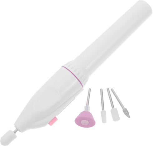 BELLIFFY 1pezzi Mini Lucidatore Unghie Portatile Per Manicure Utensile Per Polishing e Finitura Unghie e Batteria