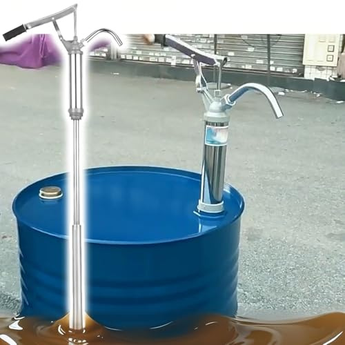 Pompe À Fût Manuelle, Pompe Manuelle À Huile, Pompe De Transfert Portable À Levier 20-200L, Pompe À Fût Manuelle Pour Huile, Carburant, Diesel Et Liquides