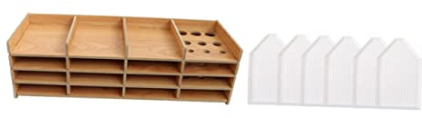 NOLITOY Set Organizer Portautensili per Disegno a Diamante 16 Scomparti, Vassoio Multistrato per Ricamo e Pittura, Contenitore Ecologico Riutilizzabile per Piccoli Gioielli e Accessori Artigianali