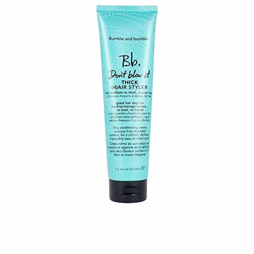 Bumble and bumble. Don't Blow It Thick (H) air Styler Air Dry Cream | Anti Frizz Hair Cream | Adds Hydration and Light Hold |For Medium to Thick Curly, Wavy, Straight Hair Types, 5 Fl Oz