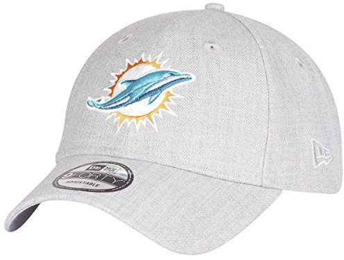 New Era 9Forty Strapback Cap - Miami Dolphins Heather grau