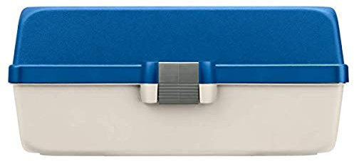 Plastica Panaro 118585, Angelkoffer Unisex für Erwachsene, Weiß/Blau, 335 x 153 x 148 mm