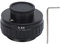 Mikroskopadapter 0,5X Adapterobjektiv 38 mm C-Mount-Adapter Trinokularer Stereo-Mikroskoptubus für die Fokussierung von Digitalkameras
