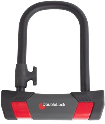DoubleLock - Bügelschloss 230/14 - ART 4 - Sicherheitsschloss - Strapazierbares Schloss - Innerhalb von fünf Sekunden verriegelt - Schwarz - ART-geprüft