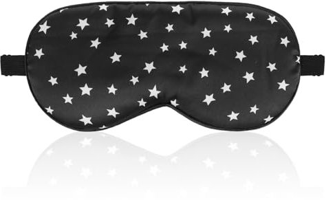 Mascherina per gli occhi in seta, confortevole, morbida, con fibbia regolabile, blocca perfettamente la luce, traspirante, aiuta a dormire lateralmente, benda per dormire di notte, viaggi,