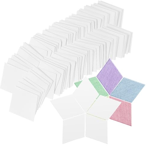 jojofuny 300Pcs Quilting Templates for Sewing Shape Patchwork Paper for Beginners Easy to Use Sewing Pattern Paper for DIY Quilting Projects Smooth and Durable Design