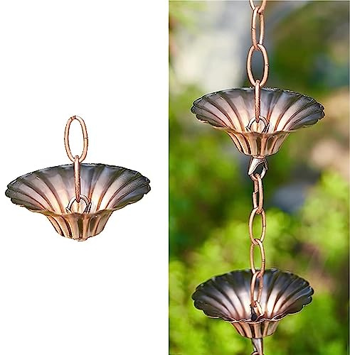 Regnkedja Kapbara Stuprörsregnkedjor, Retro Regnfångare I Esisk Stil För Stuprör, Regnkedja Av Metalljärn För Verandan,Style4-3m/10ft