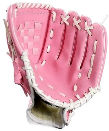 Baseballhandske basebollhandske, softballträningsutrustning, vänster hand för vuxna män och kvinnor, träning, utomhussport (bläck, 10,5 tum)