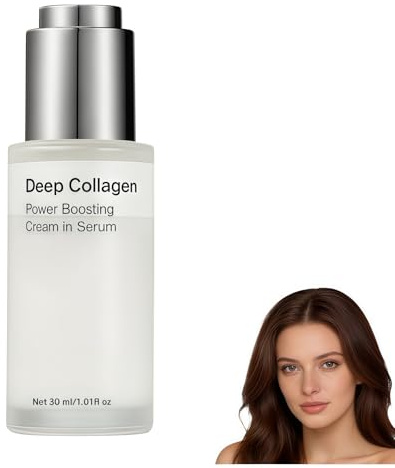 2026 Nytt Deep Collage-serum, koreanskt kollagen-hyaluronsyraserum 30 ml, anti-aging vård för rynkreducering, åtstramning och fuktförsörjning, lämplig för alla hudtyper