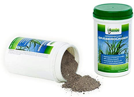 Öko Gräserdünger mit Langzeit-Wirkung - perfekter Fertilizer/Ökodünger für alle Ziergräser, Gräser-Beete und Gras-Pflanzungen - natürlich ganz ohne Chemie (1x 750 Gramm)