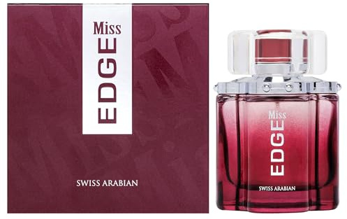 Swiss Arabian Miss EDGE - Luxury Products From Dubai - Long Lasting, Addictive Personal EDP Spray Fragrance - Seductive Signature Aroma - 3.4 Oz