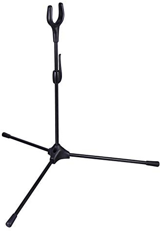 CLISPEED Tir à l'arc Support d'arc Trépied Classique Support de d' Pliable Longbow Takedown Noir