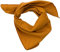 Lilano, Baby Dreieckstuch Uni, 70% Wolle (kbT), 30% Seide, 210 gr./m² (Curry)
