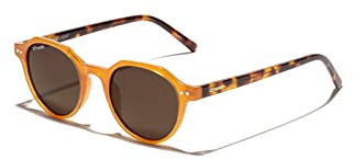 D.Franklin - Lunettes de soleil unisexes avec verres de protection UV - Polarisées - Modèle ultra-light-s-round