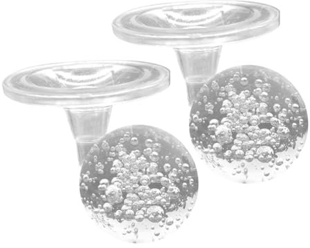 SUPVOX 2piezas Soporte para Bolas De Burbujas Esferas De Decorativas Bola De Fuente De Decoración