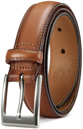 CHAOREN Cinturones Hombre Cuero, Cinturón Hombre 30mm, Cinto Homem Piel Negro Marron Para Ocasiones Negocios e Informales