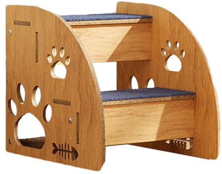 2/3/4 Strati Legno Rampa Per Gatti Antiscivolo Scala Per Animali Domestici Legno Scaletta Portatile Per Gatti Per Cani Di Piccola Taglia Facile Per Letti