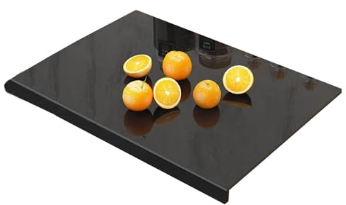 Alfombrilla antideslizante, tabla de cortar acrílica con borde de mostrador, de cocina, tabla de cortar antideslizante, alfombrilla de cocina duradera para preparación de comidas de apartamento