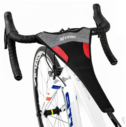 Thinvik Protège-Cadre pour Home Trainer - Filet Anti-Transpiration Réutilisable pour Vélo Route et VTT - Protection Maximale Contre la Sueur et la Corrosion