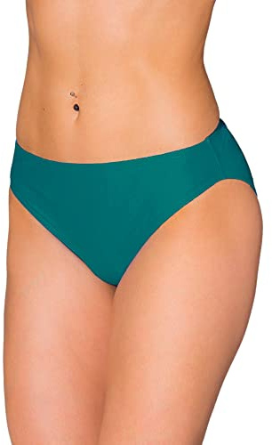 Aquarti Bragas de Bikini Mujer con Cintura Media | Aquarti Braga Mujer Bikini Clásica en Colores Lisos