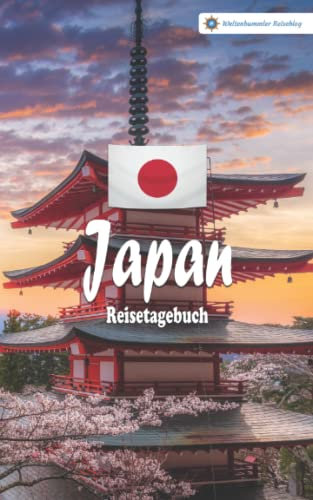 Japan Reisetagebuch: Buntes Reise-Notizbuch zum Selberschreiben | Mit Checklisten und Fragen zum Ausfüllen | Kompaktes A5 Format (Reisetagebücher vom Weltenbummler Reiseblog)