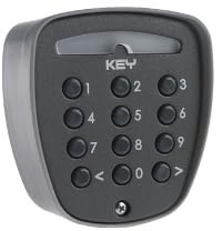 Dieffematic Key Automation SEKUR C SEL-R - Selettore Digitale Via Radio per Automazione Cancelli - Tastiera Retroilluminata IP55