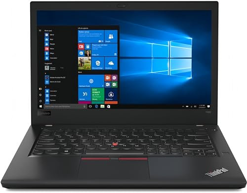 Lenovo ThinkPad T480 Business Laptop, 14 Zoll FHD (1920 x 1080), Intel Core i7-8650U, 16 GB DDR4 RAM, 512 GB SSD, US-Tastatur, Bluetooth, Win 10 Pro (Generalüberholt)