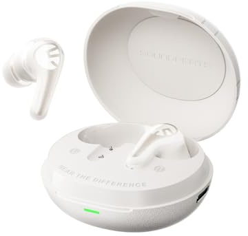 SOUNDPEATS C30 Adaptiva hybrida aktiva brusreducerande trådlösa hörlurar, BT 6.0 hörlurar med LDAC Hi-Res Audio, 6-mikrofoner vindtäta ENC-hörlurar för tydligt samtal, 52 timmar, IP54, APP-kontroll