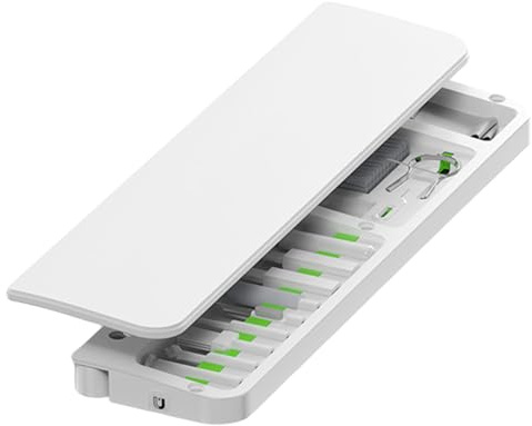 Handhandledsstöd i ABS och läder med 22-i-1 rengöringssats mekaniskt tangentbord dyna ergonomiska handleder vilande skydd lämplig för spelare studenter