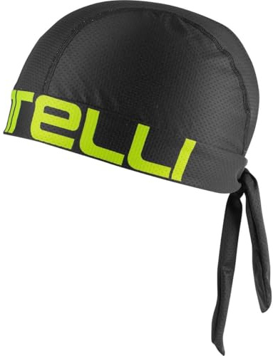CASTELLI 4522043-383 Bandana Uomo Bandana Electric Lime/Black-Blue-Magen Uni
