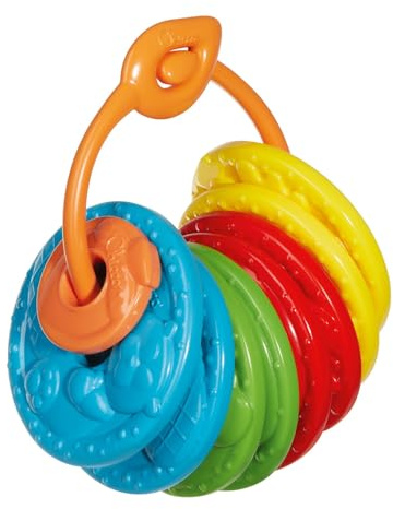 Chicco Le Bocce del Bosco, 8 Bocce da Gioco, con Gli Animali del Bosco, Piatte, con Forma Ergonomica, 1 Boccino, 1 Anello per Trasportarle, Stimola la Coordinazione, Giochi Bambini 2-5 Anni