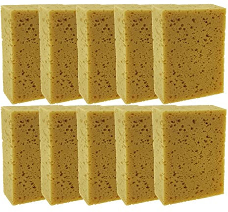 varivendo Premium Fliesenlegerschwamm 10er Set - Hochsaugfähiger Auto- & Haushaltsschwamm 155 x 110 x 60 mm, Perfekt für Reinigung & Pflege