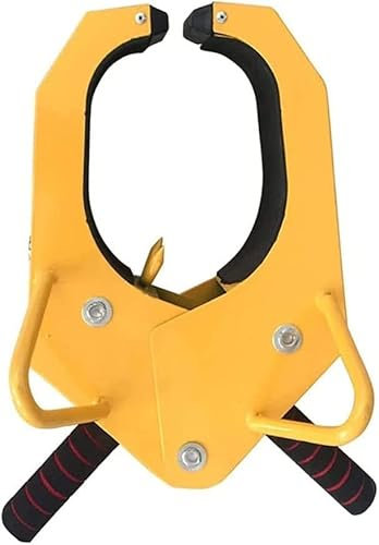 Radschloss Auto-Lenkschloss, Robuste Auto-Radklemme, Einziehbares Diebstahlschutz-Radschloss For Schutz Von Autos, Anhängern Und Wohnwagen