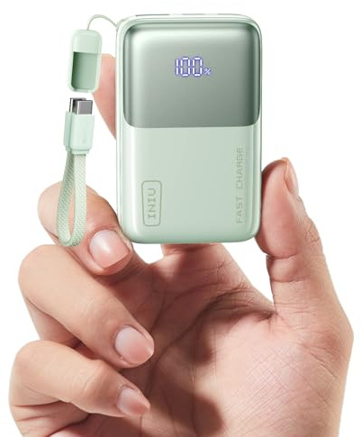 INIU Mini Batterie Externe, 10000mAh 45W PD3.0 QC4.0 Power Bank, Batterie Portable USB C Input & Output, Charge Rapide Powerbank Compatible avec iPhone 17 16 15 14 Pro Max Samsung iPad Pro etc