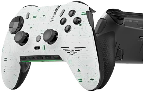 Scuf ENVISION PRO V1 (2023) COD Warzone (Light) Wireless PC-Nur-Gaming-Controller - Fünf Abnehmbare G-Tasten - Abnehmbare Back-Paddles - Instant Triggers - iCUE-Kompatibel - Weiß