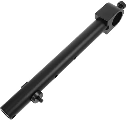 TINEASUR Supporto in Metallo per Schermo di Microscopio da Laboratorio 25mm, Barra di Sospensione Fori per Viti, Morsetto Sicuro per Monitor Lcd, Accessorio per Organizzazione Spazio