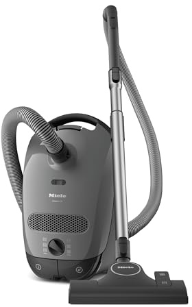 Miele Classic C1 Pure Suction Bagged Canister Vacuum, Graphite Grey - Portable, Household