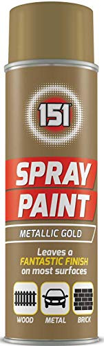 151 Products Metallic Gold Spray Paint 250ml, TAR008B